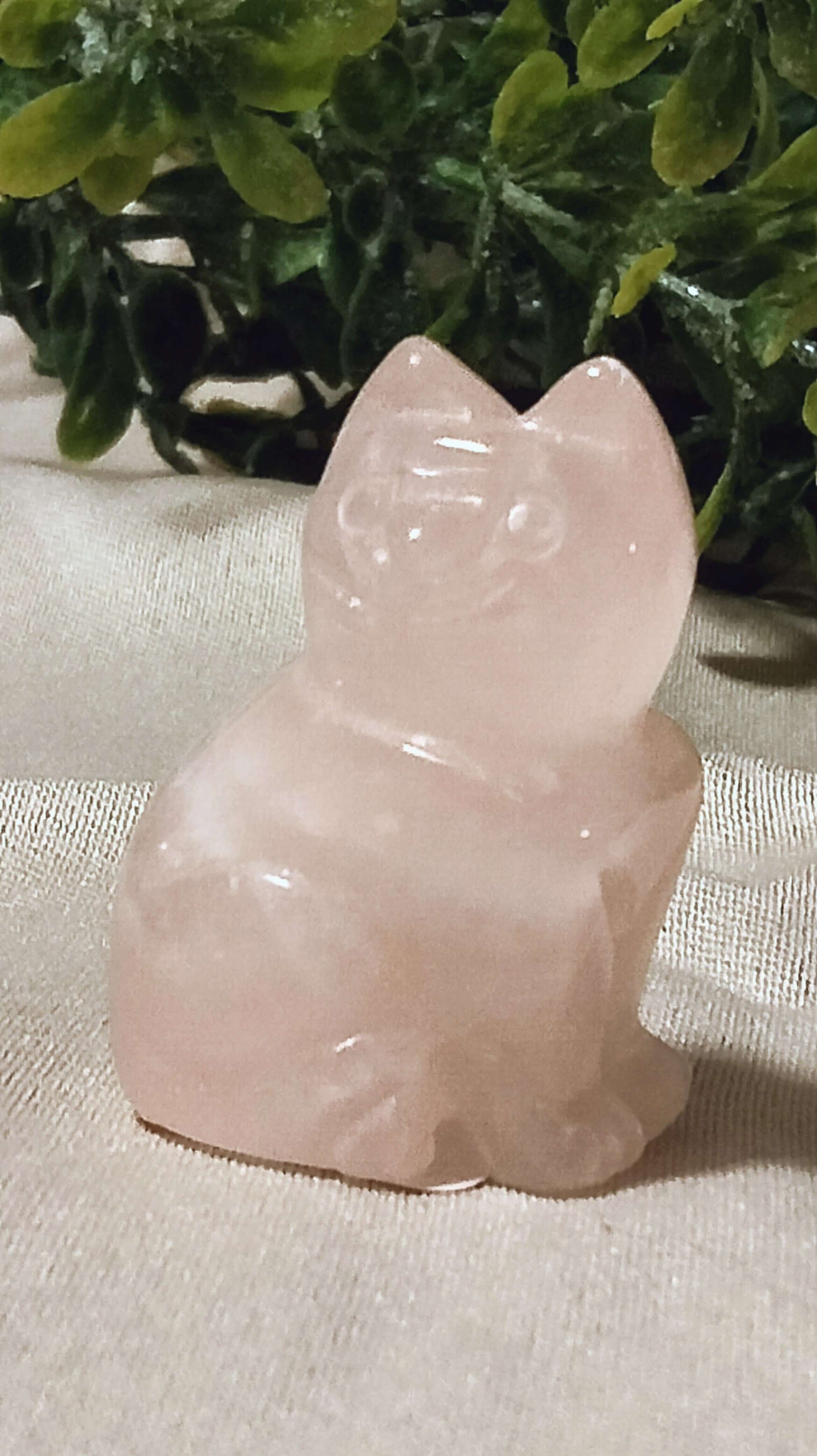 Cat Crystal Carving - Moonsence