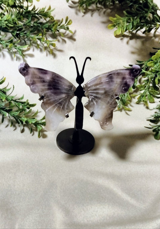 Dream Amethyst Butterfly on Stand - Moonsence